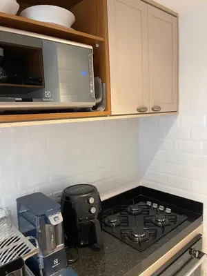 A cozinha ou kitchenette de Apto Cumbuco Pe na Areia Carnaval 2026