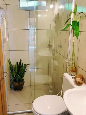 Uma casa de banho em Suite rústica