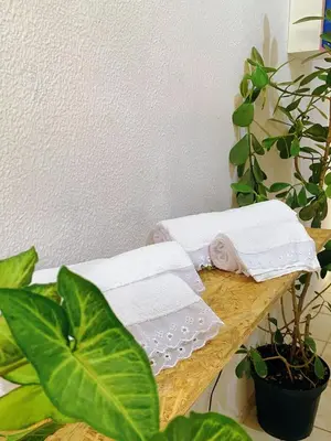 Uma cama ou camas num quarto em Suite rústica