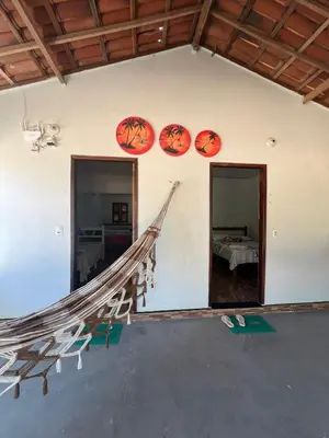 A planta de Chalé central beach