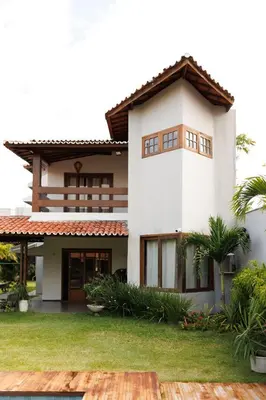 O edifício onde a casa de férias está situado