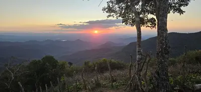 Paisagem natural perto da casa de férias