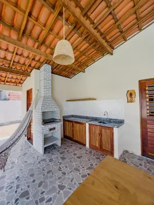 A cozinha ou kitchenette de Casa da Jô, Fortim Barra