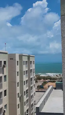Uma vista do mar geral ou uma vista do mar a partir do apartamento