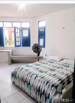 Uma cama ou camas num quarto em House next to Beach Park