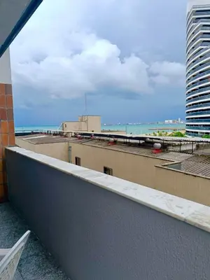Uma varanda ou terraço em Flat atlantico 301