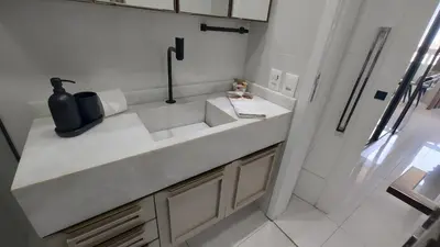 Uma casa de banho em Golden suíte Frente Mar 1152
