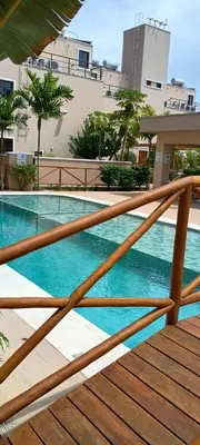 A piscina em ou perto de Apartamento no Condomínio Solluar, Flecheiras, CE