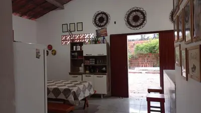A cozinha ou kitchenette de Duplex vizinho ao Resort Carmel