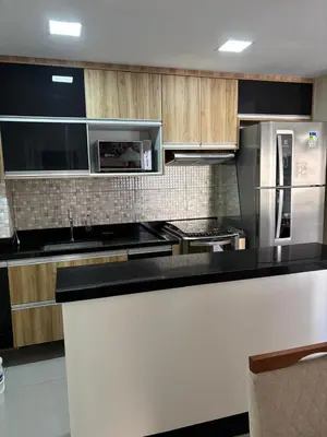 A cozinha ou kitchenette de Helbor My Way Abolição