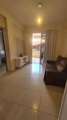 Uma área de estar em Refúgio na praia - Cumbuco Residence