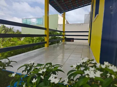 Uma varanda ou terraço em Casa Jambo Canoa Quebrada