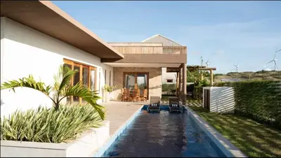 A piscina em ou perto de Resort Coral Beach - Casa 18