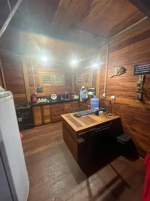 A cozinha ou kitchenette de chaleshalomserra