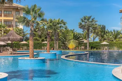A piscina em ou perto de VG Sun Cumbuco #403 Vista Mar by Carpediem