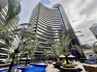 O edifício onde o apartamento está situado