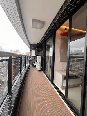 Uma varanda ou terraço em Landscape Beira Mar - Diamond 2202 e Gold B