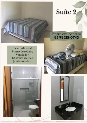 Uma casa de banho em Recanto dos Ps