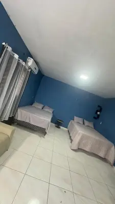 Uma área de estar em Deck morro branco