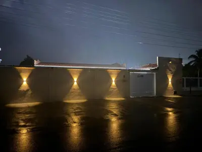 O edifício onde a casa de hóspedes está situado