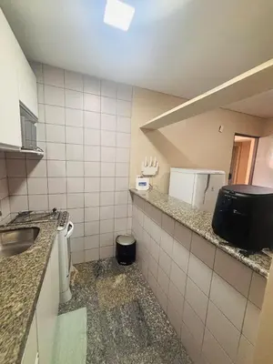 A cozinha ou kitchenette de Flat Meireles luzon 303