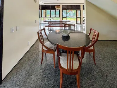 A planta de Casa Paraíso do Cumbuco- 5 Quartos AC- Piscina Privativa- 50m do Mar