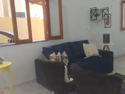Uma área de estar em Rancho dos Bicos