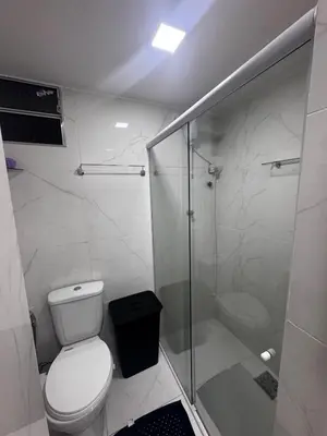 A planta de Flat com vista mar E localização perfeita