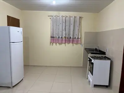 A cozinha ou kitchenette de Casa Brisa do Mar
