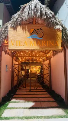 A fachada ou entrada de Vila Marina Icaraizinho