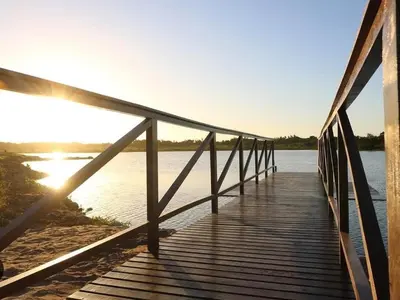 Paisagem natural perto da casa de férias