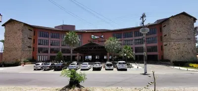 O edifício onde o apartamento está situado