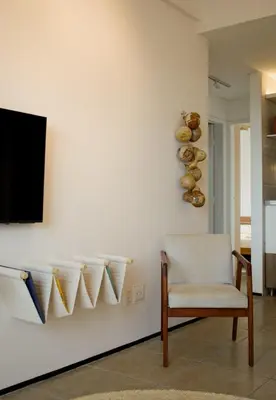 Uma televisão e/ou sistema de entretenimento em Ap Futurinho