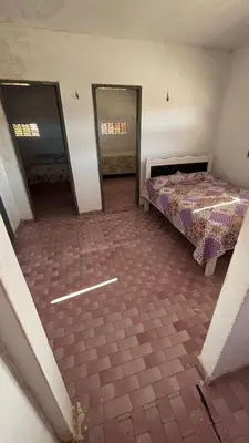 Uma cama ou camas num quarto em CasaMajorlândia