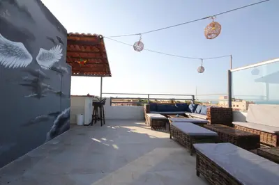 Uma varanda ou terraço em Pousada Villa Calango