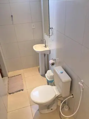 Uma casa de banho em Pousada Villa Calango