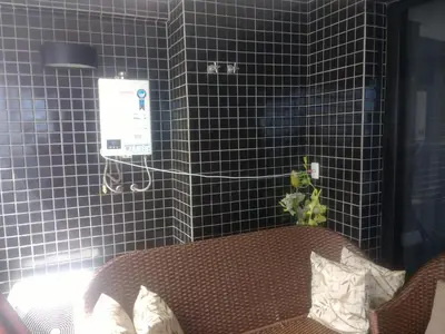 Uma casa de banho em Residência Landscape Em Fortaleza Gold