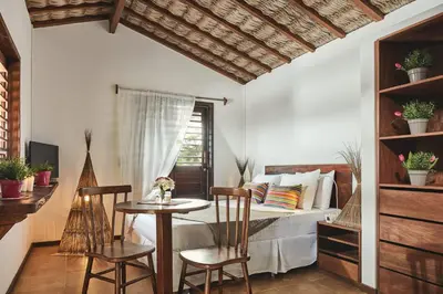 Uma área de estar em Villa Métisse