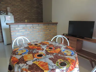 Uma televisão e/ou sistema de entretenimento em Nossa Casa em Jeri