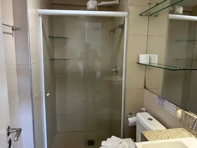 Uma casa de banho em Apartamento Mobiliado Fortaleza-Landscape Beira-Mar