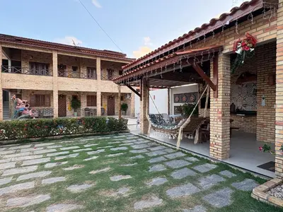 O edifício onde a casa de férias está situado