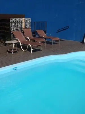 A piscina em ou perto de Apartamento Em Andar Alto com Vista Mar Meireles