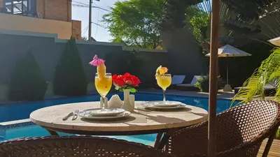 A piscina em ou perto de Ravenala Hotel Boutique