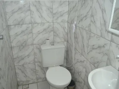 Uma casa de banho em Pousada do Castelo