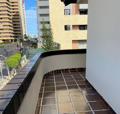 Uma varanda ou terraço em Ara Mar Praia Hotel