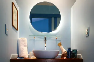 Uma casa de banho em Vila Stella Cadente