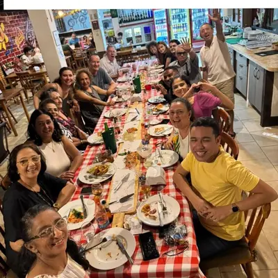 Os clientes hospedados em Pousada e Pizzaria Sol e Alegria