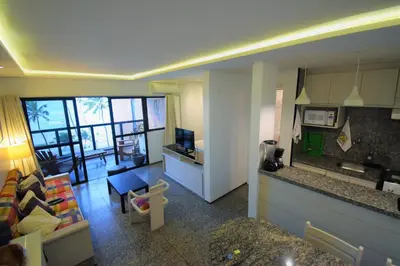 A cozinha ou kitchenette de Seaflats Iracema Residence