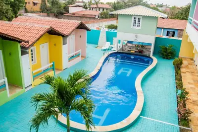 A piscina em ou perto de Pousada Angelica
