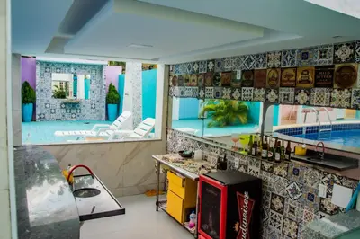 A piscina em ou perto de Pousada Angelica